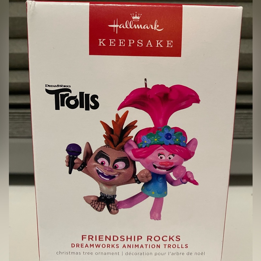 Hallmark Keepsake 2022 DreamWorks TROLLS Friendship Rocks Christmas Ornament